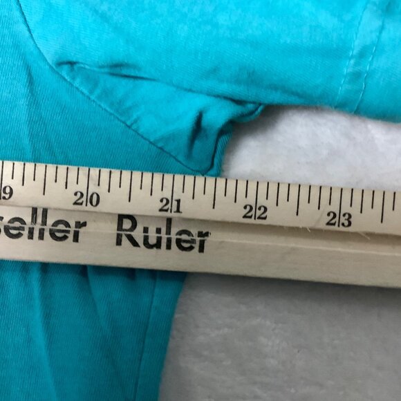 Billabong Team Wave Tee T-Shirt Men Large Aqua Blue 100% Cotton Surfer Beach - Picture 4 of 9